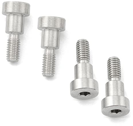 Pro Bamboo Kitchen 4pcs 304 Stainless Steel Hex Socket Shoulder Bolt 8mm Shoulder M6 Thread for Injection Molding Accessories