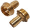 SKIR'CO (2 pz) Maschio Filo Barb Raccordo Ottone 1 x 20 mm, Adattatore Tubo Spinato, Connettore Coda Tubo Flessibile, Filettatura BSP