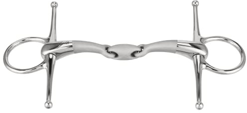 Sprenger SATINOX Schenkeltrense 14 mm doppelt gebrochen - Edelstahl rostfrei, 115 mm Weite