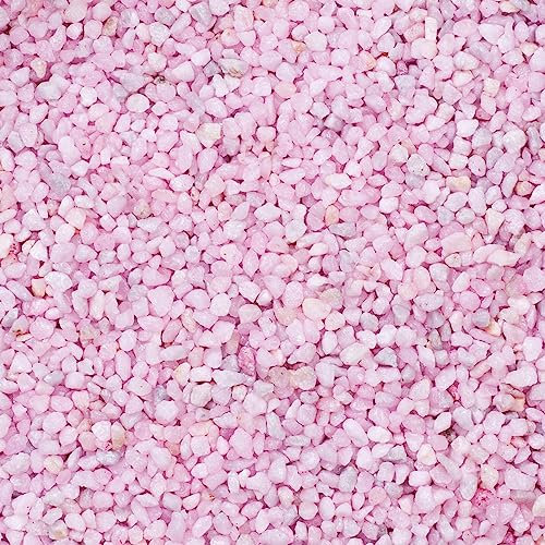 matches21 HOME & HOBBY Deko-Granulat als Streudeko farbig 5 Kg in rosa - Grober Deko-Sand in Ø 2-3 mm für Blumen-Vasen oder Dekoschalen - Bunte Steinchen als Hochzeit Tischdeko Wohndeko