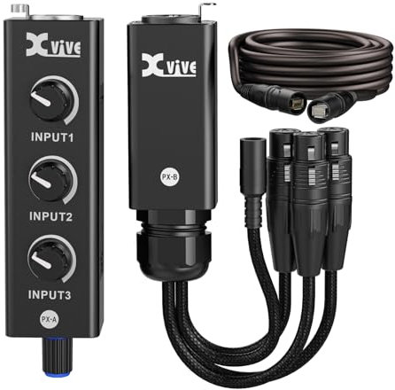Xvive PX System Personal In-Ear Monitor Amplifier for Stage Monitors, Live Band, Recording
