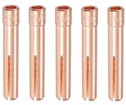 sourcing map 13N23 WIG-Schweißzange, 2,4 mm, Kupfer, Wolfram, Elektrodenspitzen für WP9 20 25 WIG-Schweißbrenner-Serie, 5 Stück