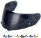 Everalo Kompatibel mit Hjc i90 Visier - i91 - Hj33 - Helmvisier Hj 33 Pinlock Ready - Anti-Kratzer und Anti-Beschlag (Schwarz 70%)