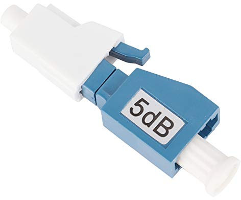 Culnflun Glasfaseranschluss, Dämpfungs-Single-Mode-Stecker-Buchse-Adapter, hohe Rückflussdämpfung, geeignet für Hauptsteuerterminal