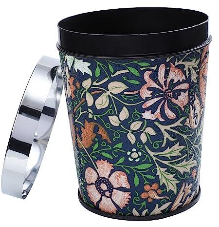 Alipis Runde Retro-leder-mülleimer Abfallbehälter Für Zuhause Und Büro Ohne Deckel Umweltfreundlich Und Langlebig