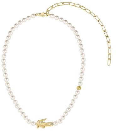 Lacoste Perlenkette Für Männer und Frauen Kollektion MATCHPOINT mit verschiedenen Charms in Gelbgold - 2040429