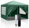 TactFire Pavillon 3x3 m,Faltpavillon,Wasserdicht Stabil Winterfest UV Schutz 50+,420D Oxford,Faltbar Höhenverstellbar,Partyzelt,Gartenzelt,Für Garten Camping,Outdoor,Grün,4 Seitenteilen