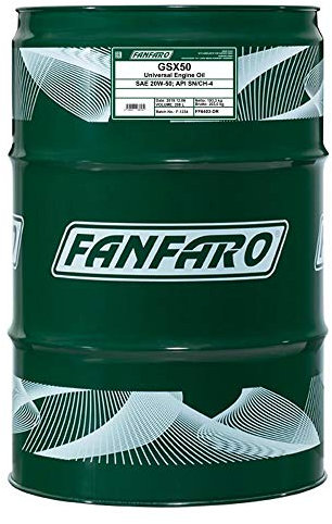 FANFARO GSX 50 20W-50 208 L