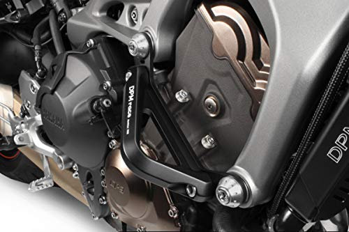 MT 09 FZ09 2017/20 - Kit Motorschutz (R-0734) - Aluminium Sturzbügel Sturzschutz Sturzpad - Hardware-Bolzen Enthalten - Motorradzubehör De Pretto Moto (DPM Race) - 100% Made in Italy