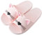 Rojeam Chaussures de Piscine et Plage Femme Homme Claquettes Femme Pantoufles de Douche Chausson été Sandales, Rose, 37/38 EU