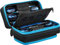 Casemaster Uni-Erwachsene Plazma Pro Black with Pink Trim Dart Case and Phone Pocket Etui, Blauer Rand