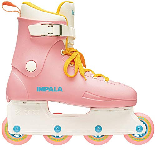 Impala Lightspeed Inline Skate (US 6 / EU 37 / UK 4, Pink/Yellow)