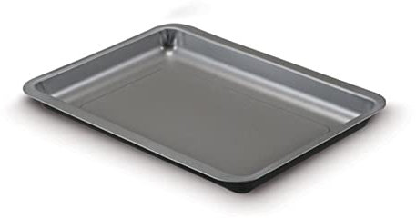 Guardini, Teglia rettangolare 26x37 cm, Acciaio con rivestimento antiaderente, Nero e Grigio, Made in Italy, Linea Happy Hour