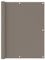 vidaXL Balkon Sichtschutz Bespannung Terrasse Windschutz Sonnenschutz Balkonbespannung Balkonverkleidung Taupe 120x400cm Oxford-Gewebe