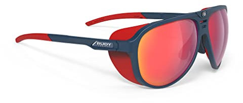 Rudy Project Unisex STARDASH Blue Navy Matte Multilaser Red Sonnenbrille, 63