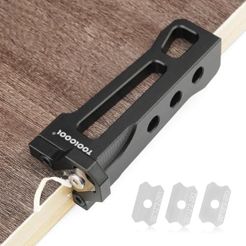 Edge Banding Trimmer Veneer Edge Trimmer Chamfer Plane Edge Plane Edge Chamfer Burr Scraper for Woodworking (R1+R2+R3)