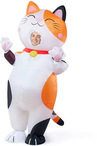 Spooktacular Creations Adult Inflatable Costume Full Body Calico Air Blow-up Deluxe Halloween Costume
