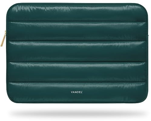 VANDEL - The Original Puffy Laptop Sleeve 13-14 Inch. White Laptop Sleeve for Women. Carrying Case Cover MacBook Pro 14 in, MacBook Air 13 Inch, iPad Pro 12.9, Dell, Asus, HP