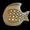 UMMEI Lampe De Table Pour Chambre À Coucher Ou Salon, Lampe De Chevet Art Céramique, Belle Mode Vintage Sculpté Classique Night Light Desktop Decor,B,15cm