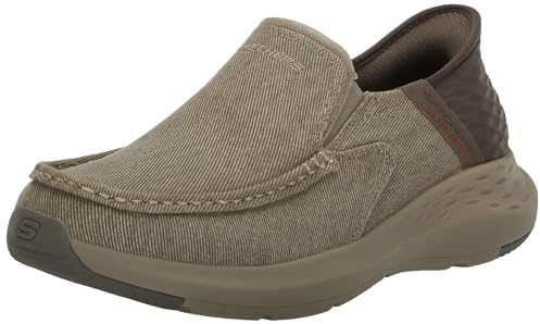 Skechers Parson Dewitt Herren-Slipper, freihändig, Beige, 39.5 EU