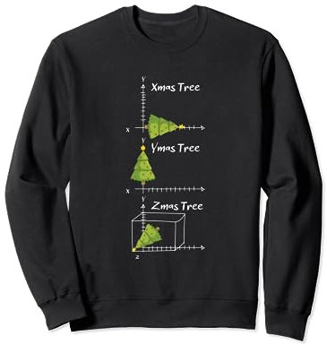 Xmas Ymas Zmas Baum - Weihnachten Mathematiker Mathelehrer Sweatshirt