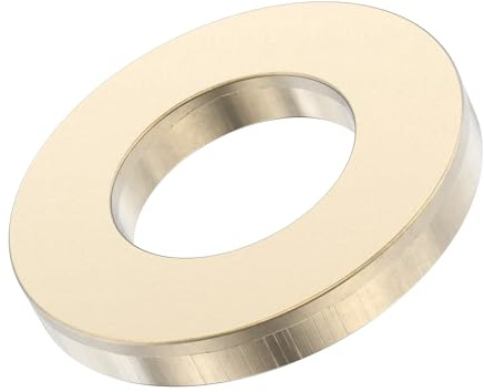 Accu - Lot de 50 rondelles plates en laiton M4 x 9 mm (DIN 125)