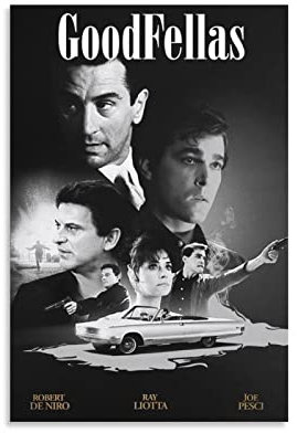 DAGUYS Vintage Goodfellas Filmposter 17 Wandkunst Bild Gemälde Poster Leinwand Druck Poster Kunstwerke Raumdekor 60 x 90 cm