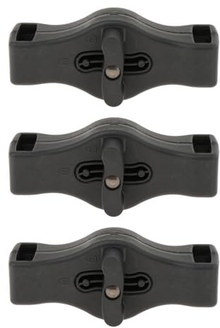 Sharplace 3 x Kinderwagen-Kupplungseinsatz, Verbindungsstücke für zwei Kinderwagen, Befestigung, tragbare Verbindung, Verbindungsstück für Zwillingskinderwagen, für Yoyaplus