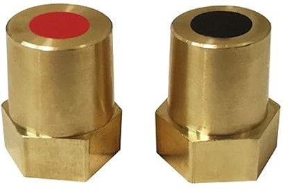 KieTeiiK Conector Batería Latón Adaptador Conexión Alimentación Rosca para Accesorios Automóvil Cabeza Batería 2 Piezas Duradero A
