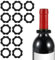 12uds Anillo de Goteo de Vino, Collar de Goteo de Vino Desechable en Forma de Flor Sin Derrames Receptor de Goteo de Vino Accesorios de Tapón de Fugas Gadgets Regalo para Bar Cocina Fiesta