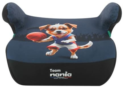 Nania Réhausseur Voiture Enfant ISOFIX de 6 à 12 ans (126-150cm) Réhausseur Siège Auto, Compact et Léger (< 1 kg) Installation Facile avec le système isofix (Alphix 4)