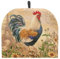 HUGS IDEA Vintage Floral Rooster Print Kitchen Decor Teapot Cover, Durable Tea Cosy for Teapot Insulated and Keep Warm Kettle Cover