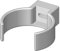 4Home&Garden | Rohrschelle Fallrohrschelle DN 60 | Kunststoff PVC Weiß | Dachrinnensystem 60 mm Typ250 Fallrohr DN 60