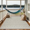 the carpet Calgary - robuster Teppich, Flachgewebe, modernes Design, ideal für Wohnzimmer, Esszimmer und Außenbereich, In- und Outdoor, Vintage-Optik, Boho-Style, Beige, 300 x 400 cm