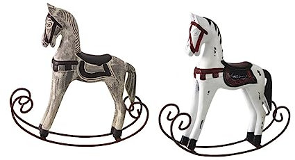 CORHAD 2 Stücke Handgemachte Holz Figuren Dekorative Ornament Tier Handwerk Für Wohnkultur