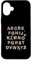 Hülle für iPhone 16 Plus Weihnachtsbuchstabe Zuckerstange X-Mas Holiday Teacher