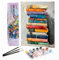 Bougimal Peinture par Numéro Adulte Paysages avec Pinceaux et Acryliques Bricolage Peintures Kits, pour la Décoration Intérieure maison, Livres 1 28x35cm(sans Cadre)