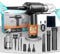 PORTENTUM Air Blower And Vacuum ABV-1, Aspirapolvere Senza Fili et Aria Compressa, Nero, 68 W, 75 decibeles