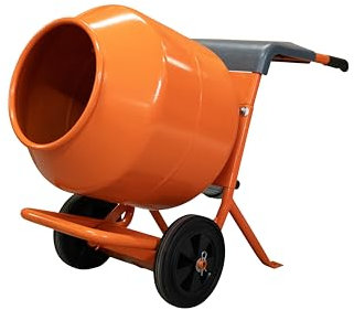 SIRL Trade Cement Concrete Mixer | 130 Litre Drum | 230v Electric Engine | with Stand