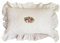 Kissenbezüge mit Rüschen, Spitzen-Stickerei, Vintage-Stil, quadratisch, Couch-Kissenbezug, für Zuhause, Bett (Stil 2)