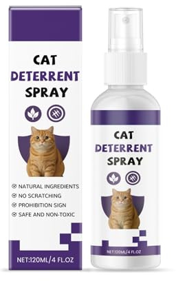 Kratzfestes Spray,Anti Kratz Spray fur Katzen, 120ml Katzenfernhaltespray,Fernhaltespray Katzenabwehrspray fur Innen und AuBen,Kratzfestes for Sofa,Mobel,schutzt lhr Zuhause (White, 120ml)