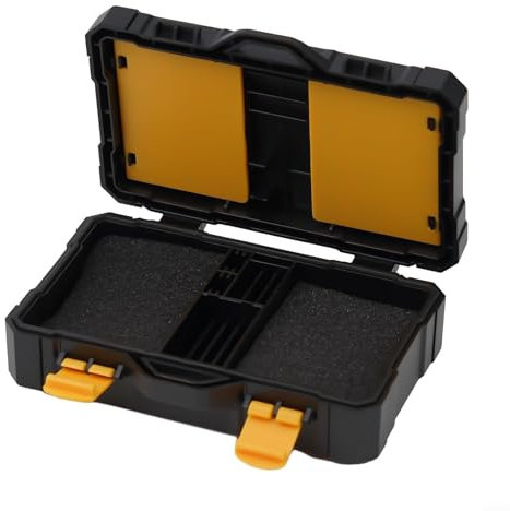 Waterproof Battery Case for SD TF Memory Card Storage with Protective Shell and Inner Padding