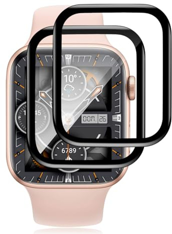VideoSecu Verre Trempé pour Apple Watch 10 42mm (2 Pièces) - Protection Écran 3D, Dureté 9H Anti-Rayures, Verre de Protection Transparent HD, Protection Vitre Renforcée, Toucher Sensible, Sans Bulles
