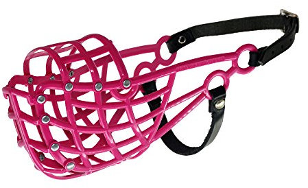 Don Pare Maulkorb Modell 103 Trainings- Und Transportmaulkorb Für Mittelgroße Hunde Mit Schmalem Kopf Whippet In Pink Auch Rennmaulkorb und Coursingmaulkorb