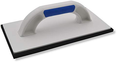 DEWEPRO® Taloche à joints pour carrelage - Avec caoutchouc cellulaire de 8 mm - Revêtement - 280 x 140 mm - Poignée bi-matière