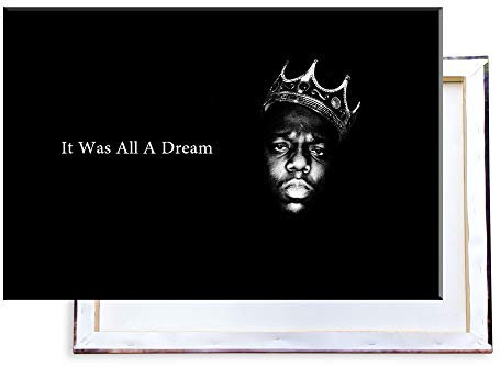 Unified Distribution The Notorious B.I.G. - 60x40 cm Kunstdruck auf Leinwand • erstklassige Druckqualität • Dekoration • Wandbild