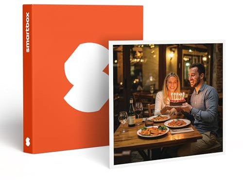 Smartbox - Cofanetto Regalo Un Compleanno con Gusto: 1 Pausa enogastronomica per 2 - Idea Regalo per la Coppia