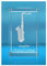 3D Glasquader | Saxofon mit Wunschnamen |Saxophon |Geschenk für Saxophonist Musiker Saxofonist