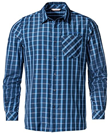 VAUDE Men's Albsteig LS Shirt III, Langarm-Hemd, Dark sea, 3XL