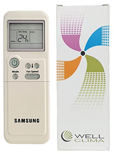 Wellclima telecomando ARH-1362 compatibile con condizionatori pompa di calore Samsung sostituisce serie ARC o ARH 1322 1325 1328 1334 1346 1347 1355 1358 1366 1374 1376 1381 1391 1395 ed altri